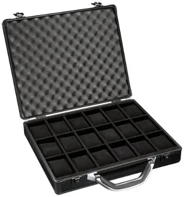 Aluminum 18 Slot Watches Storage Box Watch case