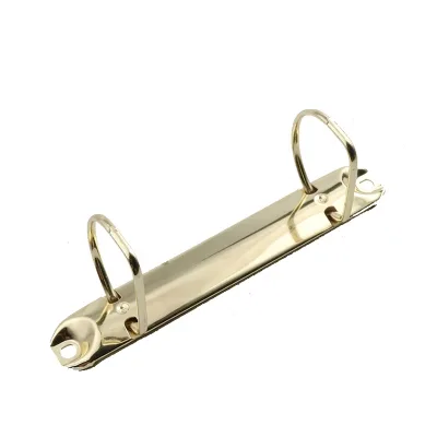 123mm 2 Ring D Type Clip and Metal Golden File Folder Clip