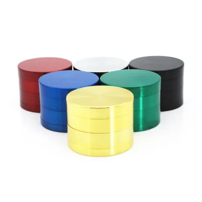 High Quality Zinc Alloy Tobacco Grinder 4 Layer 40mm Mini Compact Vanilla Grinder