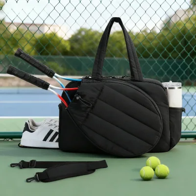 High Quality Custom Logo Tote Bag Waterproof Pocket Sport Design Large Capacity Pickleball Tennis Bag
