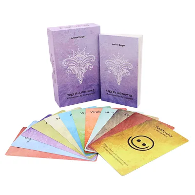 Spiritual Affirmation Quotes Inspirational Cards Custom Printing Book Tarot Oracle Affirmation Cards for Kids Custom 500G