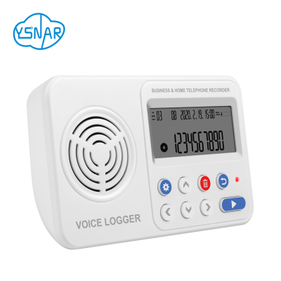 1CH Stand Alone Telephone Call Recorder with Answering Machine & Call Announcement, Voice Logger for 2-Way Radio/Intercoms Audio