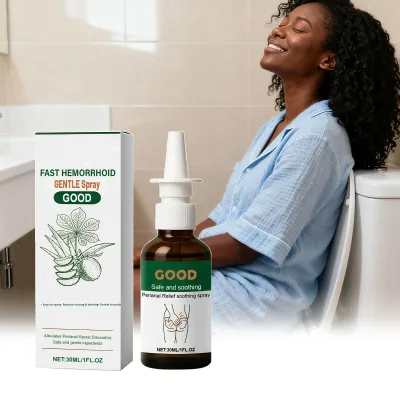 OEM Natural Herbal Perianal Care Spray Skin-friendly Moisturizing Refreshing Comfortable Women Men Care Anal Hemorrhoids Spray