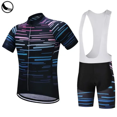 Cycling Jersey Italian Flags Reflective Printing Cycling Bibs Set Men