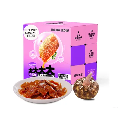 Factory Customized Product 420g Slightly Spicy Hot Pot Konjac Tripe Delicious Spicy Konjac Slimming Fat-reducing Konjac