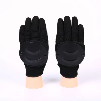 Round Knuckle Padded Cycling Gloves Honeycomb Palm for Outdoor Daily Riding