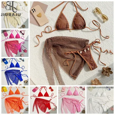 2025 Sexy Bikinis Female Swimsuits Women's Three-Piece Swimwear Beach Swim Wear Bathing Suits Brazilian Bikini Set