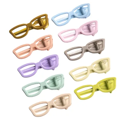 Discount Offers Fashion Bangs alligator Clip Color Block Hair Accessory Teen Girl Daily Hair Clip
