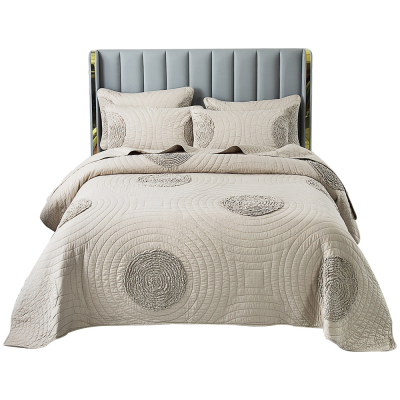 Home Textile Bed Cover Quilted Quilt Three-piece Quilted Thickening Double Bed Sheet
