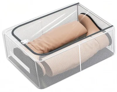 Durable Shoe Storage Box Underbed Clear Plastic Shoe Organizer Home Space Saving Foldable Shoe Rack Sneaker Container