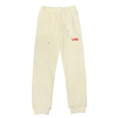 Cotton Jogger Pants Baggy Stacked Fleece Custom Logo Plus Size Women's Sweat Pants