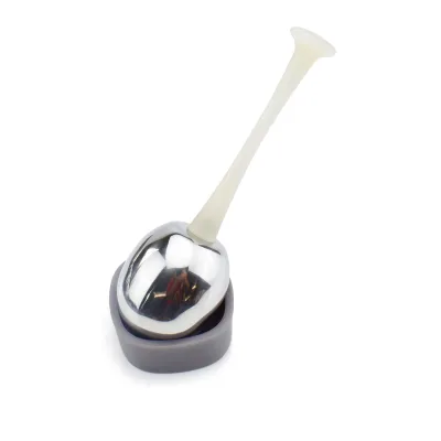 Ice Muddler 304 Food Grade Stainless Steel Swizzle Fast Cooling Stirring Scoop Stick with Base