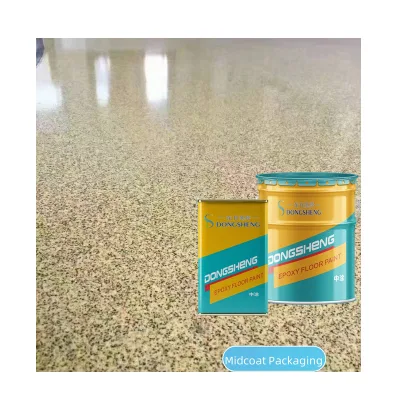 Glossy Waterproof 2k Two-component Ab Glue Strong Adhesion Acrylic Epoxy Floor Paint for Fast Curing Time for Floor Coating