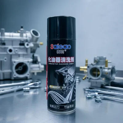 Custom Private Label Carbon Cleaner Carb Choke Cleaner Car Care Spray 450ml Aluminium