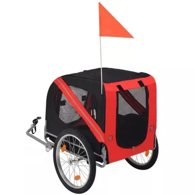 Large Pet Bike Trailer Travel Traile for Dog and Quad Bike for Larger Canine Companions