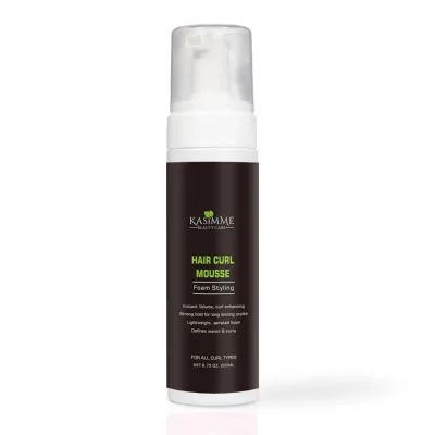 Strong Hold Long-lasting Non Greasy Non Flaking Hair Styling Foam Mousse for Natural Curly Hair Private Label