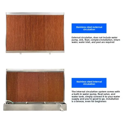 Factory-Wholesale Cooling Evaporative Pad Paper Type 7090 10cm Thick for Factory Workshops Livestock Farms