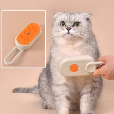 Cat Grooming Steam Slicker Brush For Dogs Pet Grooming Brushes Self Cleaning Cat Dog Pet Comb