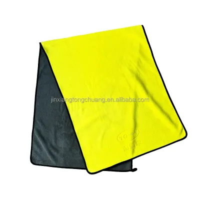 Premium Dual Layer Microfiber Car Wash Towel Highly Absorbent Scratch Free Drying Cloth for Auto Detailing