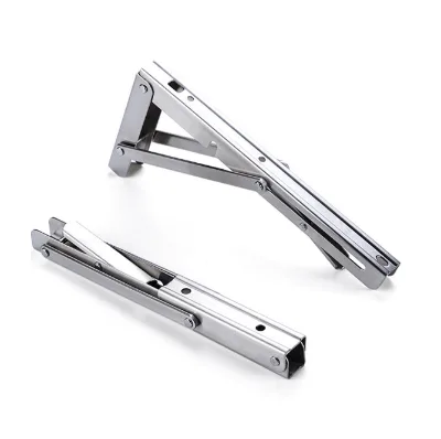 Heavy Duty Triangle L Angle Wall Bracket Metal 90 Degree Table Bench Foldable Shelf Support Brackets