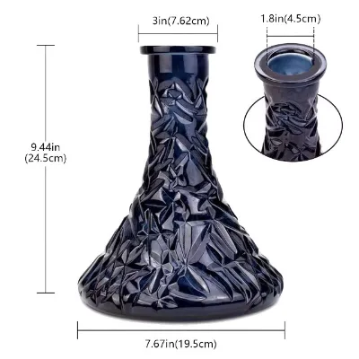 general size narguilé hookah base glass bottle