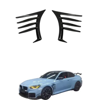 Car Leaf Panel Decoration Modified with AD Style Dry Carbon Fiber Leaf Panel Decoration Suitable for BMW M2 (G87)