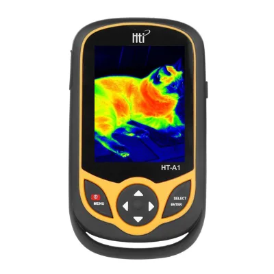 HTI Ht-a2 Plus New Design 256*192 Resolution Touch Screen Mini Type Cheap Thermal Camera Phone