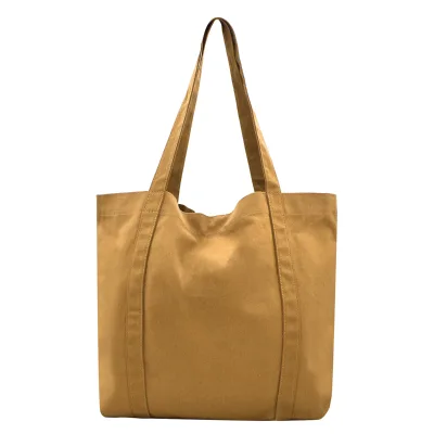 Wholesale Price Custom Vintage Blank Cotton Bag Canvas Beach Shopping Handbag Tote Bag for Women