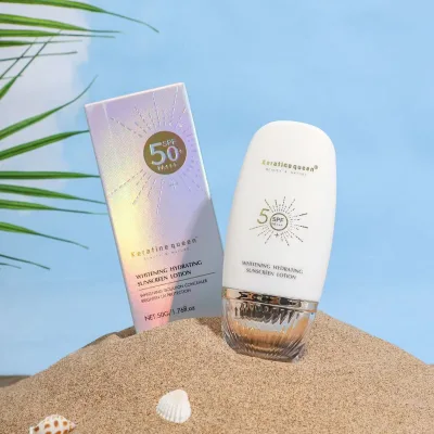 Private Label OEM Wholesale Sunscreen Body Face SPF 50 Organic Beauty Nature Whitening Hydrating Lotion Sun Treatment Sunblock