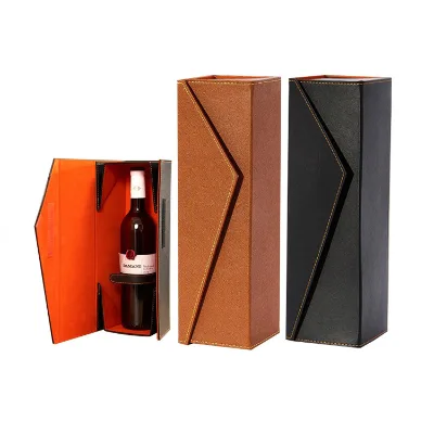 Luxury Custom Logo Magnetic Closure Folding Box for Wine and Whiskey Packaging