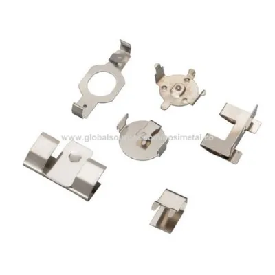 Custom precision brass battery spring contact
