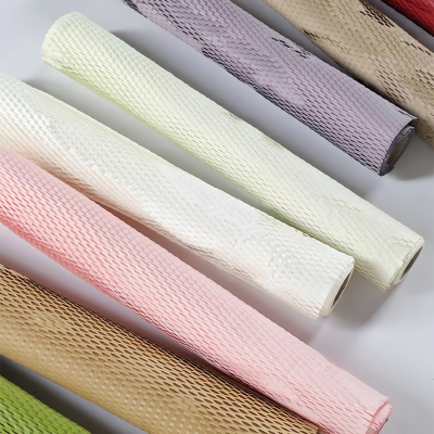 Promotional Hight Quality Eco-friendly Material Honeycomb Wrapping Cushion Paper Craft Paper Honeycomb Craft Paper