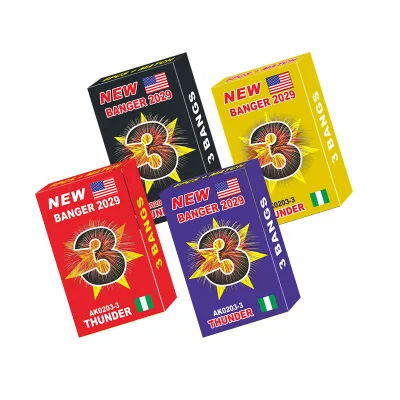 3 Sounds Factory Supply K0203-3 3#Match Cracker 3 Bangs Fireworks Pyro Toy Fireworks Firecracker for Kids