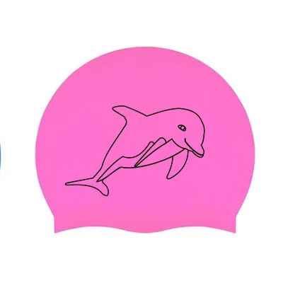 National Waterproof 100% Swim Caps With Custom Logo Swimming Caps Silicone Swim Cap Girls