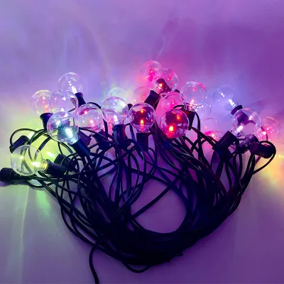 New Design Christmas Lights G40 E12 Led String Lights 48ft Waterproof Festoon Lighting