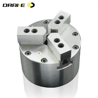 large bulk of products processing chucks 3 jaw closed-center oil pressure chuck