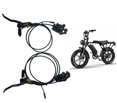 V20 Brake Fatbike Hydraulic Brake Caliper Aluminum Alloy EBike Accessory with Power Cut-off Shrinking Disc Brake