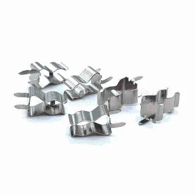 5X20mm High Breaking Capacity Automobile Glass Tube Fuse 2-Pin Tinned Fuse Clip 3mm/4mm/5mm Thick PCB Mounting Fuse Holder