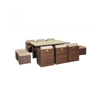 11 PCS Wicker Garden Outdoor Furniture