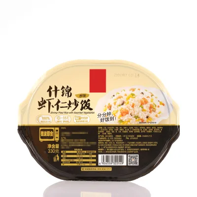 Factory Price Chinese Instant Mixed Sea Fruits Food Fried Rice Chinese Instant Rice Meal Fried Rice