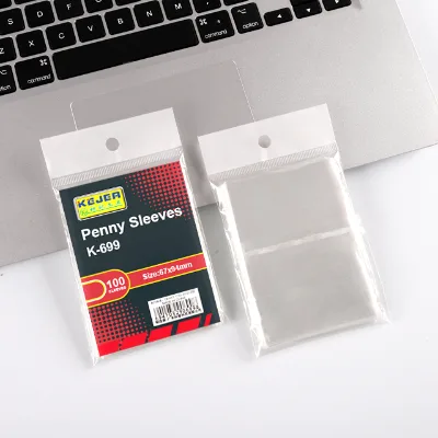 Crystal Photo Card Sleeves Perfect Fit Photocard Sleeves Soft Plastic Clear Penny Sleeves for Photocard
