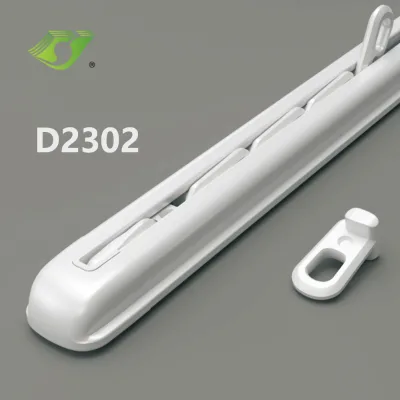 Telescopic Rhythm Track Aluminum Rail - Adjustable, Durable & Modern Window/Shower Solution