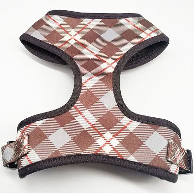 Kofei Custom Fashion Mesh Pet Vest Padded Adjustable Soft Dog Harness Bandana Bowknot Poop Bag Puppy Dog Collar Leash Set