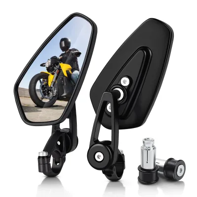 Repuestos Para Motos Por Mayor Universal Motorbike Parts Rearview Mirror Carbon Fibre Cnc Side Motorcycle Accessories Mirrors