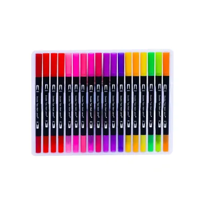 Watercolor Brush Marker Pen Set Dual Tip Art Marker with 120 Colors