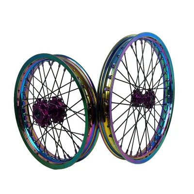 Sur-Ron Light Bee LBX Wheel Set Aluminum Hub Rim Spoked Wheels Dirt Bike High Performance Front Rear Rim
