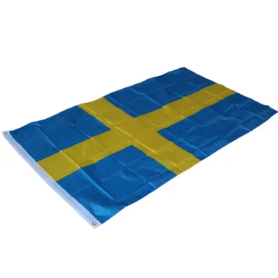 Custom Sweden Flag 3x5FT Single Double Sided Sweden Flag
