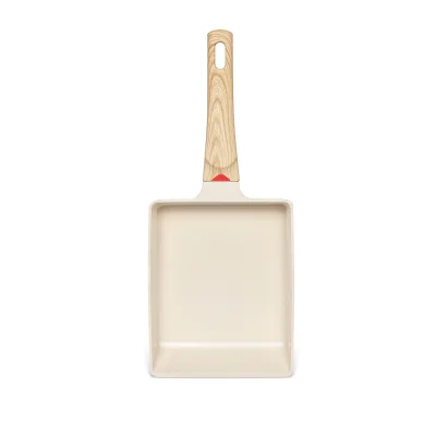 Home Using Die Casting Aluminum Rectangle Non Stick Omelette Pan Egg Frying Pan