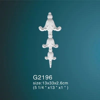 High Strength Lightweight Building Material PU Ornament Craft Fittings for House Villa Architectural Construction Decoration