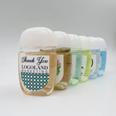 29ml Travel Size Scented Portable Hand Sanitizer Gel with Food Grade 62% 70% 75% Ethonal Alcohol